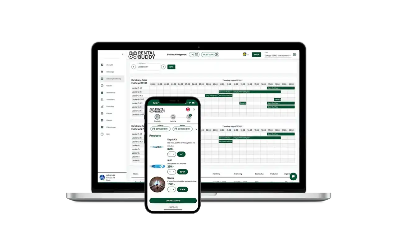 RentalBuddy platform interface